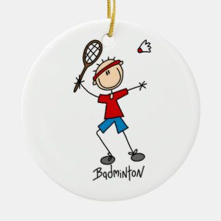 Décoration En Céramique T-shirts et cadeaux de joueur de badminton