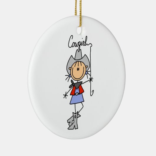 Décoration En Céramique T-shirts et cadeaux Lasso Cowgirl (Droite)