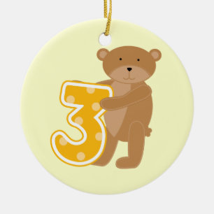 Décoration En Céramique T-shirts et cadeaux pour le 3e anniversaire de l'o