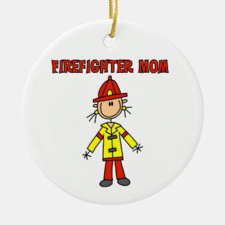 Décoration En Céramique T-shirts et cadeaux pour maman pompier