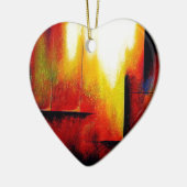 Décoration En Céramique Tableau Abstrait de Hizli (Gauche)