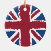 Décoration En Céramique Tableau Union Jack par Heva Weva (Dos)