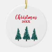 Décoration En Céramique Tableaux d'arbre de Noël (Devant)