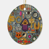 Décoration En Céramique tablette de talismans (Gauche)