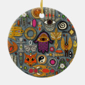 Décoration En Céramique tablette de talismans (Dos)