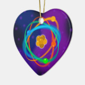 Décoration En Céramique Taches de structure atomique (Gauche)