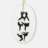 Décoration En Céramique Tae Kwon-Do (Gauche)