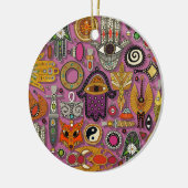 Décoration En Céramique talismans peony (Gauche)