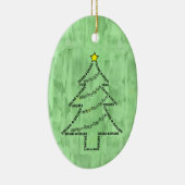 Décoration En Céramique Tambour Arbre de Noël (Droite)