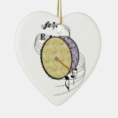 Décoration En Céramique Tambour bas (Droite)