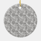 Décoration En Céramique Tangerine Black Paisley (Dos)