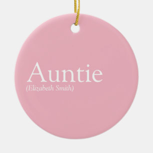 Décoration En Céramique Tante la meilleure du monde, définition de Tante r