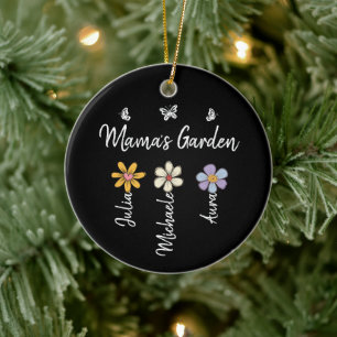 Décoration En Céramique Tasse personnalisée avec noms de fleurs de naissan