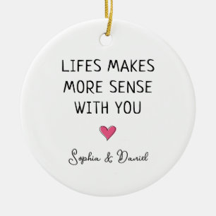 Décoration En Céramique Tasse pour Couple Personnalisé La Vie a Plus de Se