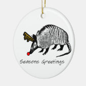 Décoration En Céramique Tatou de Noël (Gauche)