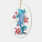 Décoration En Céramique Tatouage de Koi (Gauche)