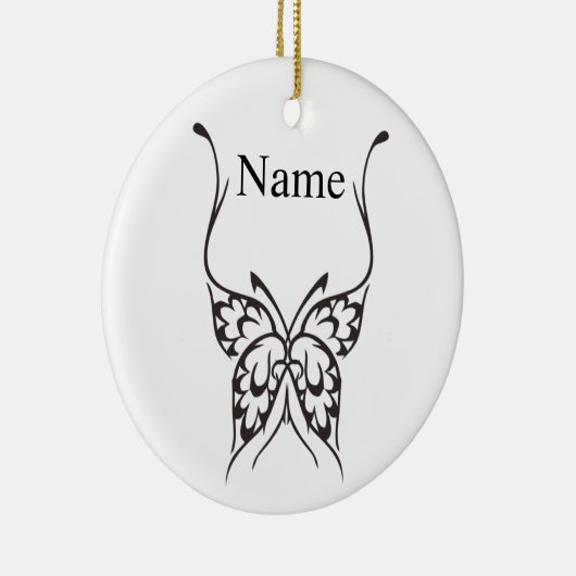 Décoration En Céramique Tatouage papillon stylisé Thunder_Cove (Droite)