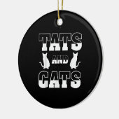 Décoration En Céramique Tats Et Chats Amoureux des animaux Cadeau Tatouage (Gauche)