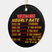 Décoration En Céramique Taux horaire mécanique (Gauche)