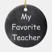 Décoration En Céramique Teacher Chalkboard Design Venin Idea (Dos)