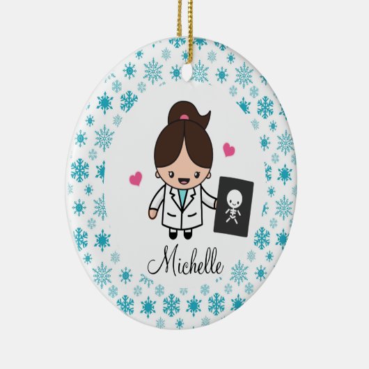 Décoration En Céramique Technician X Ray Tech Radiologue (Droite)