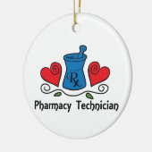 Décoration En Céramique Technicien de pharmacie (Gauche)