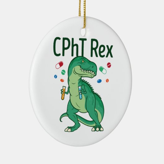 Décoration En Céramique Technicien en pharmacie Tech CPhT Rex (Droite)