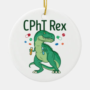 Décoration En Céramique Technicien en pharmacie Tech CPhT Rex