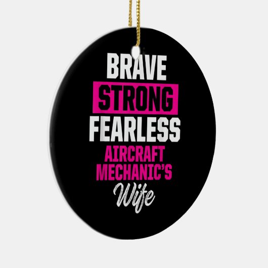 Décoration En Céramique Technicien mécanicien d'aéronef (Droite)