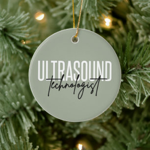 Décoration En Céramique Technologue Ultrasound Cadeaux techniques ultras