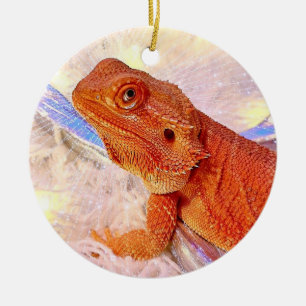 Décoration En Céramique Tectez le dragon percé Joyeux et brillant