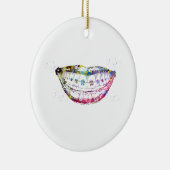 Décoration En Céramique Teeth braces (Droite)