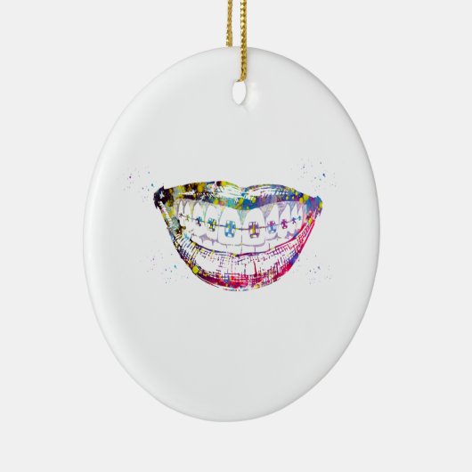 Décoration En Céramique Teeth braces (Droite)