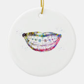 Décoration En Céramique Teeth braces (Devant)