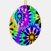 Décoration En Céramique Teinture Abstraite Adire Motif (Droite)