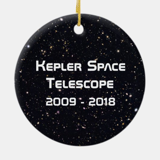 Décoration En Céramique Télescope spatial Kepler (Dos)