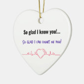 Décoration En Céramique Tellement content que je vous connaisse... Si heur (Gauche)