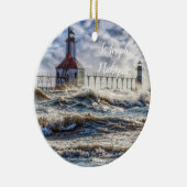 Décoration En Céramique Tempête Au Phare St Joseph (Droite)