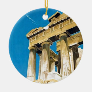 Décoration En Céramique Temple du Parthénon de la Grèce Vintage voyage Ath