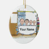 Décoration En Céramique Temps de Tubes 2 (Droite)