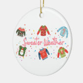 Décoration En Céramique Temps du pull (Gauche)