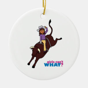 Décoration En Céramique Ténèbre de Bull Rider