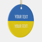 Décoration En Céramique Tenez-Vous Avec L'Ukraine Personnaliser Ukraine dr (Droite)