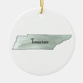 Décoration En Céramique Tennessee State Illustration Peinture (Devant)