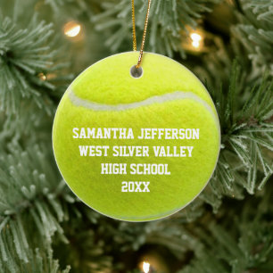 Décoration En Céramique Tennis Ball Customisé