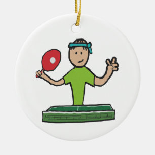 Décoration En Céramique Tennis De Table