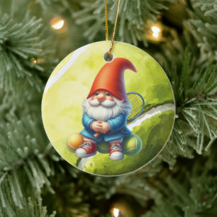 Décoration En Céramique Tennis Joyeux thème Noël