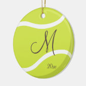 Décoration En Céramique tennis monogrammed pour filles (Gauche)