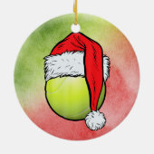 Décoration En Céramique Tennis Noël avec le Père Noël pour Garçon (Dos)
