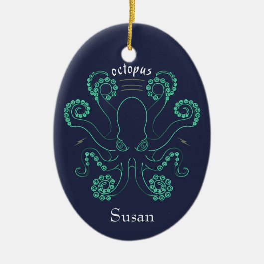 Décoration En Céramique Tentacules de céphalopodes octopus (Devant)